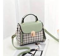 Ajvani Shoulder Handheld Top Handle Cross Body Clutch Bag In Green Green