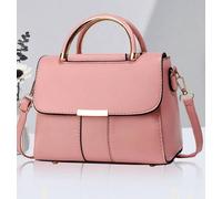 Ajvani Shoulder Handheld Top Handle Cross Body Clutch Bag In Pink Pink