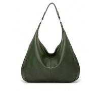Ajvani Shoulder Underarm Hobo Tote Bag In Khaki Khaki