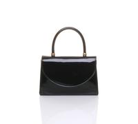 Ajvani Top Handle Party Evening Envelope Clutch Bag In Black Black