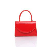 Ajvani Top Handle Party Evening Envelope Clutch Bag In Red Red