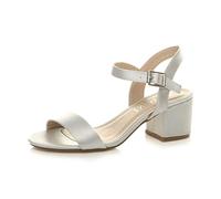 AJVANI Womenlow block heel peep toe ankle strap strappy party sandals size 6 39