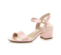 AJVANI Womenlow block heel peep toe ankle strap strappy party sandals size 7 40