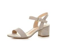 AJVANI Womenlow block heel peep toe ankle strap strappy party sandals size 8 41