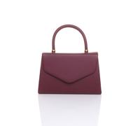 AJVANI Women's Evening Smart Casual Top Handle Envelope Bag in Burgundy