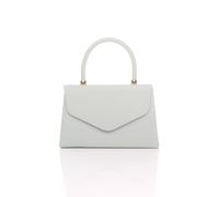 AJVANI Women's Evening Smart Casual Top Handle Envelope Bag in Grey