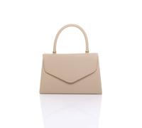 AJVANI Women's Evening Smart Casual Top Handle Envelope Bag in Taupe