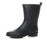 AJVANI Womens ladies festival quilted wellingtons wellies waterproof ankle boots size