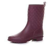 AJVANI Womens ladies festival quilted wellingtons wellies waterproof ankle boots size