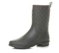 AJVANI Womens ladies festival quilted wellingtons wellies waterproof ankle boots size