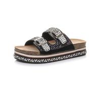 AJVANI Womens ladies flat diamante sparkly slides platform footbed sandals size 6 39