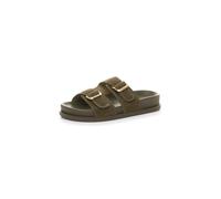 AJVANI Womens ladies flatform buckle double strap footbed sandals sliders size 5 38