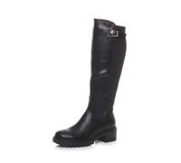 AJVANI Womens ladies low heel stretchy calf riding boots size