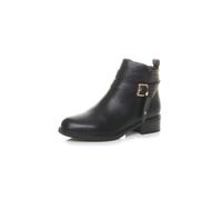 AJVANI Womens ladies low heel zip buckle smart casual ankle boots size