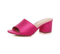 AJVANI Womens ladies low mid block heel casual party evening mules sandals size