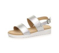 AJVANI Womens ladies low wedge heel slingback buckle strappy flatform sandals size 6 39