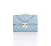AJVANI Women's Shoulder Handheld Cross Body Clutch Quilted Bag in Baby Blue