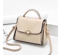AJVANI Women's Shoulder Handheld Top Handle Cross Body Clutch Bag in Beige