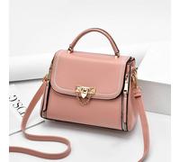AJVANI Women's Shoulder Handheld Top Handle Cross Body Clutch Bag in Pink