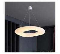 AJYBYUKJ Pendant Light Creative Led Cloud Pendant Light for Living Room Bedroom Office Home Decor Designer Circular Hanging Lamp,Modern Lighting(75cm) (75cm) Beauty Comes