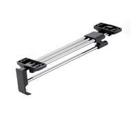 AJYBYUKJ Pull Out Pants Rack Pull-out Trouser Rack, Home Wardrobe Pull-out Trouser Rack, Telescopic Wardrobe Rod Inside The Cabinet, Suitable for Cloakrooms (silver 256) Beauty Comes