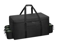 Ajyingasyo Grill Carry Bag for Weber Q1000 Q1200 Liquid Propane Grill, 1680D Heavy Duty Water Resistant Outdoor BBQ Grill Bag, with Multi-pockets and Padded Handle