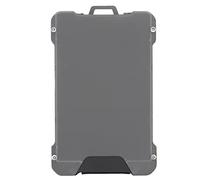 AK 3 Work Name Card Holder Aluminium Alloy Work Card Sleeve for Work Tag Hanging Tag Durable RFID Blocking Badge Holder with Hook for Office Workplace Black Silver (Black)
