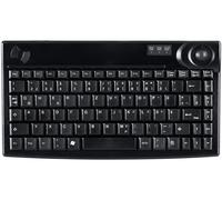 AK-440-TU-B/GE Small Trackball Keyboard, Industry 4.0, USB, Black