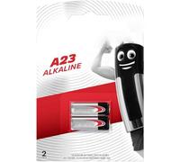 AМK® A23 Batteries 2 Pack E23A 12V Alkaline High Voltage Battery for Remote Control Car Key Fob Garage Door Opener and Wireless Doorbell Replacements MN21 V23GA