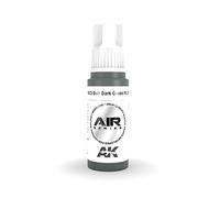 AK Acrylics 3Gen Aircraft AK11873 Dull Dark Green FS 34092 (17ml)
