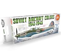 AK Acrylics 3Gen Aircraft Set AK11741 Soviet Aircraft Colors 1941-1945 Set 3G (8x17ml)