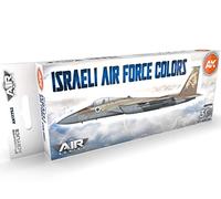 AK Acrylics 3Gen Aircraft Set AK11752 Israeli Air Force Colors Set 3G (8x17ml)