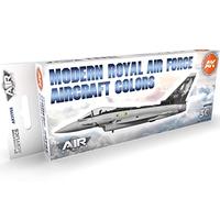 AK Acrylics 3Gen Aircraft Set AK11755 Modern Royal Air Force Aircraft Colors Set 3G (8x17ml)