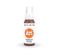 AK Acrylics 3Gen AK11095 Dirty Red (17ml)