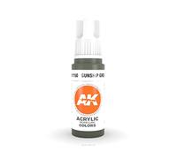 AK Acrylics 3Gen AK11150 Gunship Green (17ml)