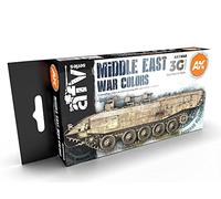AK Acrylics 3Gen AVF Set AK11648 Middle East WAR Colors 3G (6x17ml)