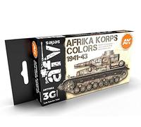 AK Acrylics 3Gen AVF Set AK11652 Afrika Korps 3G (6x17ml)