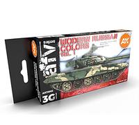 AK Acrylics 3Gen AVF Set AK11662 Modern Russian Colours VOL 1 3G (6x17ml)