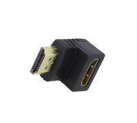 AK-AD-01 adapter HDMI 1.4 HDMI 90° female, HDMI male color: black AKYGA