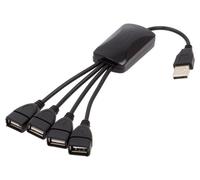 AK-AD-13 Hub USB USB 2.0 Black Number of Port: 4 0.15m AKYGA