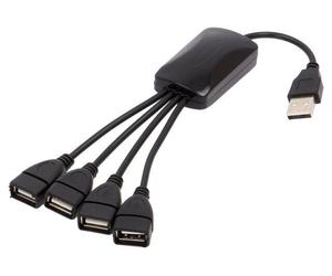 AK-AD-13 Hub USB USB 2.0 Black Number of Port: 4 0.15m AKYGA