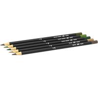 AK AK10040 Watercolor Pencil Set Green and Brown CAMOUFLAGES (5 Colors)