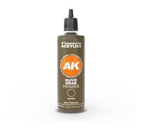 AK Interactive Olive DRAB Surface Primer 100ML 3Gen Paint, Green