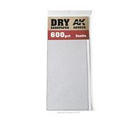 AK AK9039 Dry Sandpaper 600 Grit (3pcs)