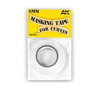 AK AK9125 Masking Tape for Curves 6mm