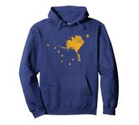 AK Alaska State Flag Big Dipper Ursa Major Pullover Hoodie