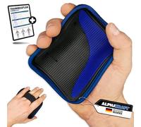 AK ALPHAKRAFT 1 Pair Weight Training Grip Pads - Premium Neoprene Grip Pads, Non-Slip Grip Aids for Strength Training, Hand Protection Gym, Alternative for Training Gloves, Includes Training Plan