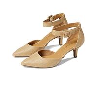 AK Anne Klein Women's Fabulist Leather Dress Pump, Raffia, 5.5 UK