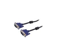 AK-AV-01 cable D-Sub 15pin HD male, black on both sides 1.8m AKYGA