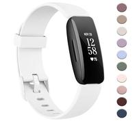 AK Band Compatible with Fitbit Inspire 2 Bands for Women Men, Adjustable Replacement Sport Wristbands Straps for Fitbit Inspire 2 / Ace 3 (White)